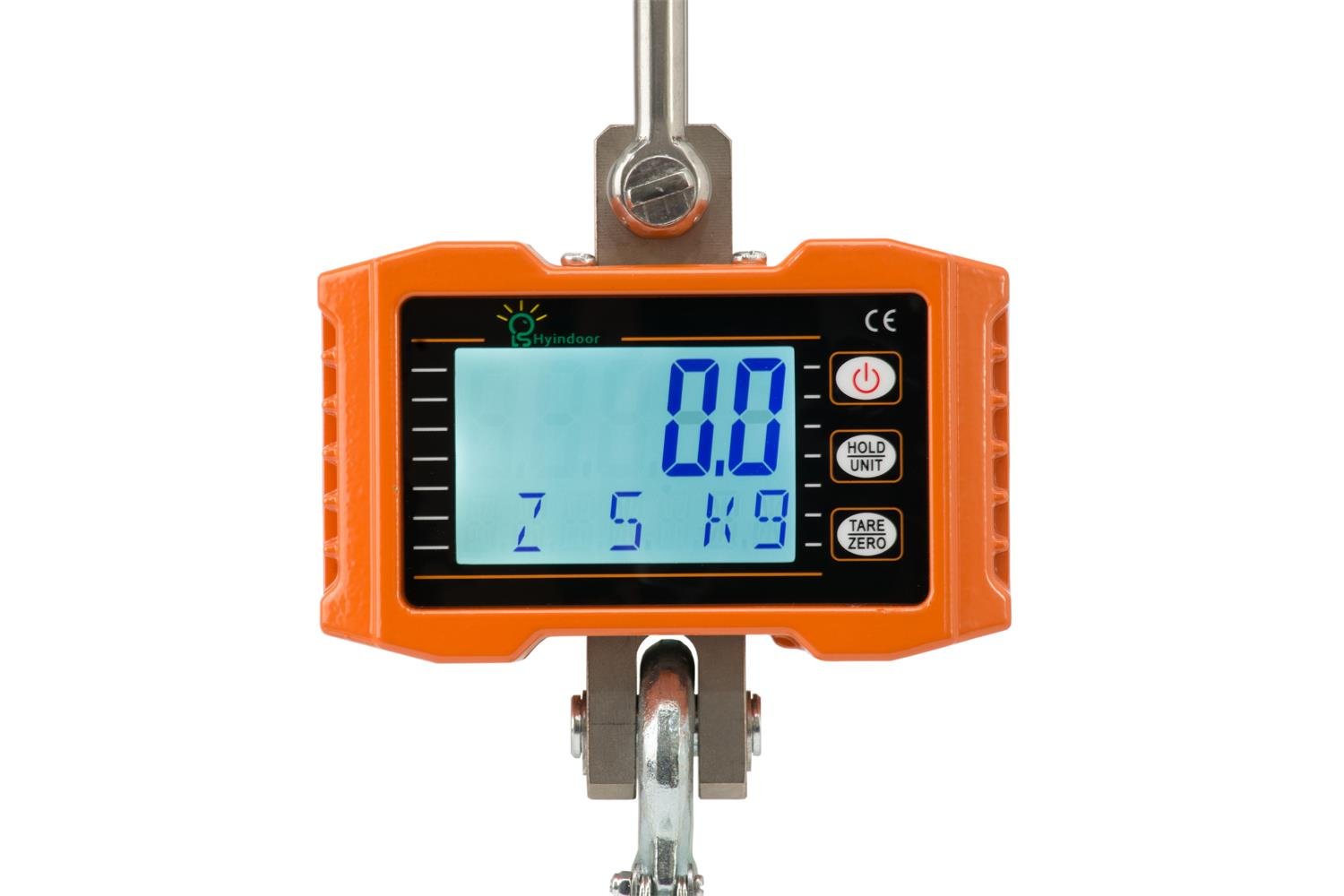 Hyindoor Digital Hanging Scale 1000kg/2200lb - High Precision Industrial Crane Scale with Smart Features for Heavy Duty Lifting | Perfect for Warehouses, Construction Sites & Shipping Operations