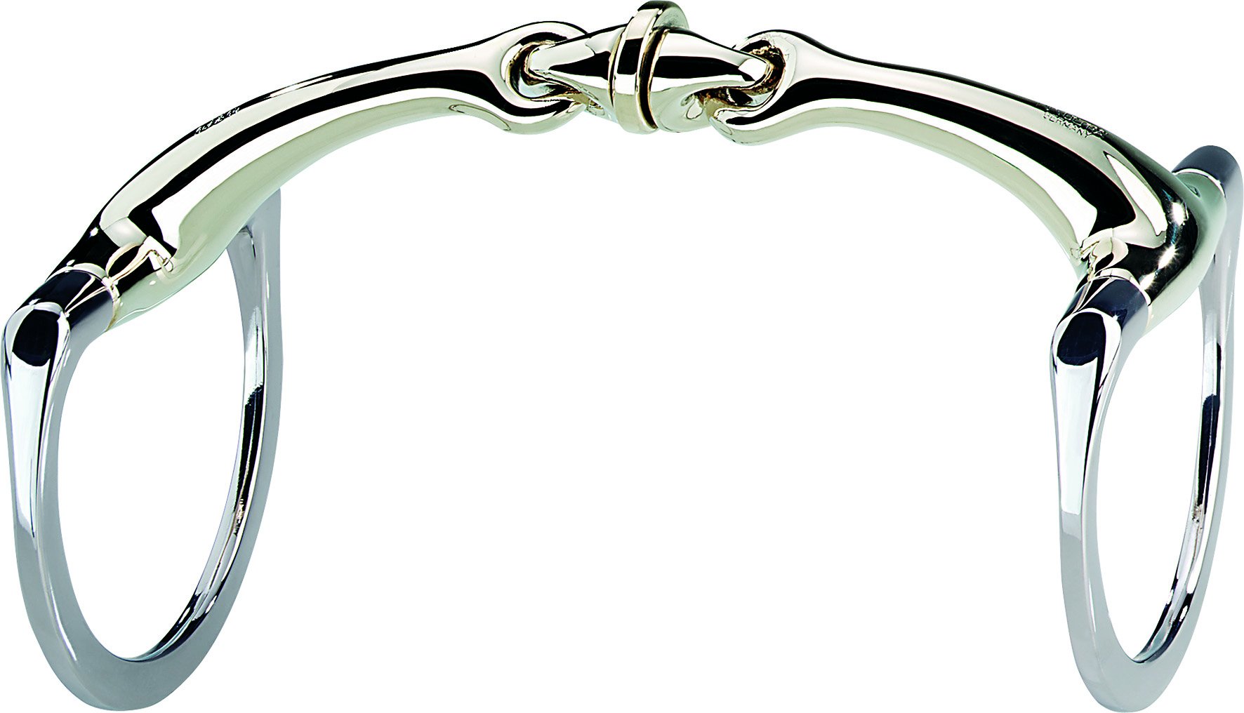Sprenger Dynamic RS WH Ultra Egg Butt Bit with SENSOGAN - Comfortable Horse Training Bit for Dressage & Jumping - Perfect for Sensitive Horses & Professional Riders
