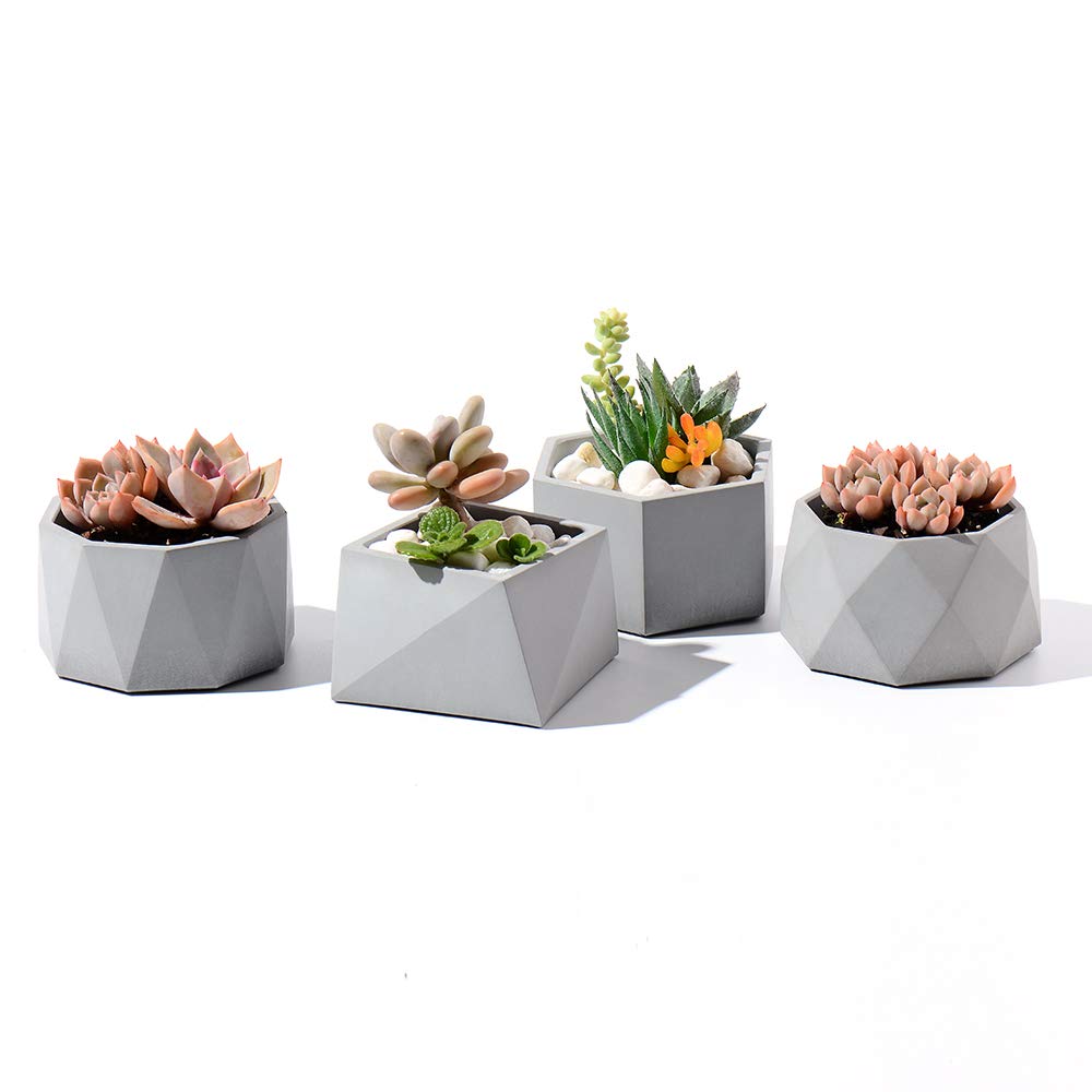 Handmade Geometric Concrete Planter Mold for Succulents & Flowers | DIY Home Decor Craft Tool | Perfect for Indoor Planters, Wedding Centerpieces & Garden Decor