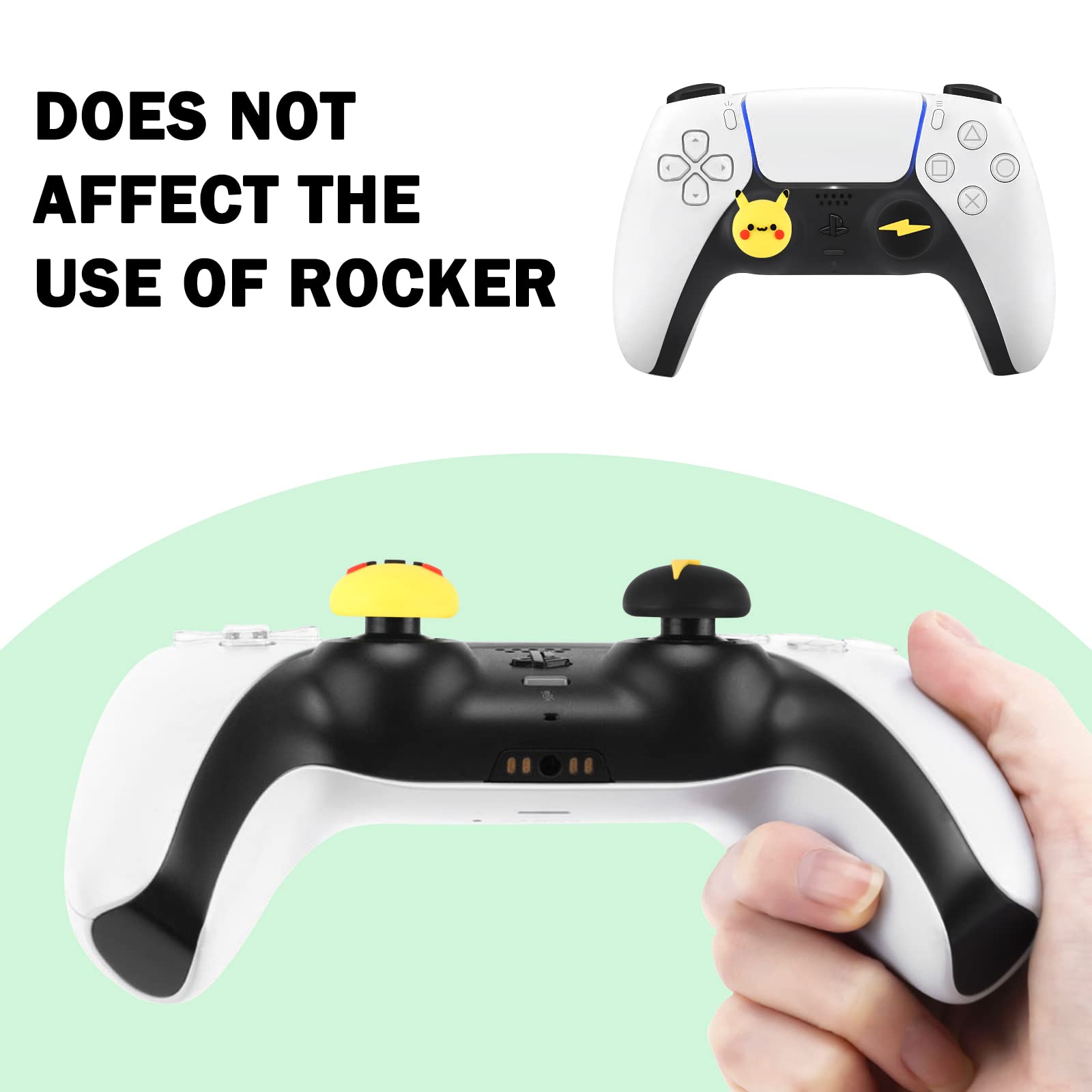 DLseego Anime Themed Cute Squirrel Thumbstick Grip Caps Set for PS5, PS4, Xbox 360, Xbox One Controller - 4PC Joystick Protector Accessories for Enhanced Gaming Comfort - Perfect for Long Gaming Sessions and Anime Lovers