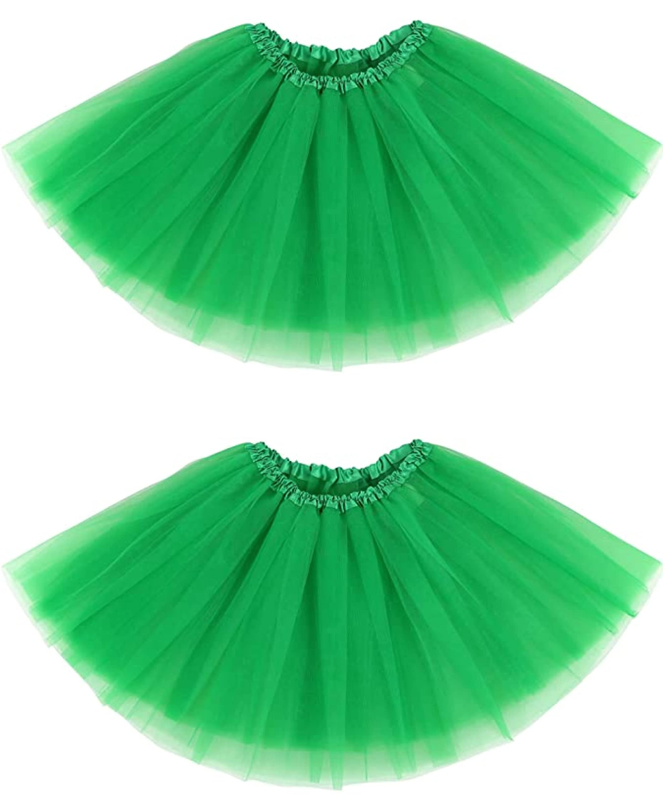 WeJe 25 Colors 3-Layered Tulle Ballet Tutu Skirt for Women & Teens - Stretch Waist Dance Skirt, Size 4-16, Perfect for Ballet, Dance Recitals, Costumes, Photo Shoots & Princess Parties