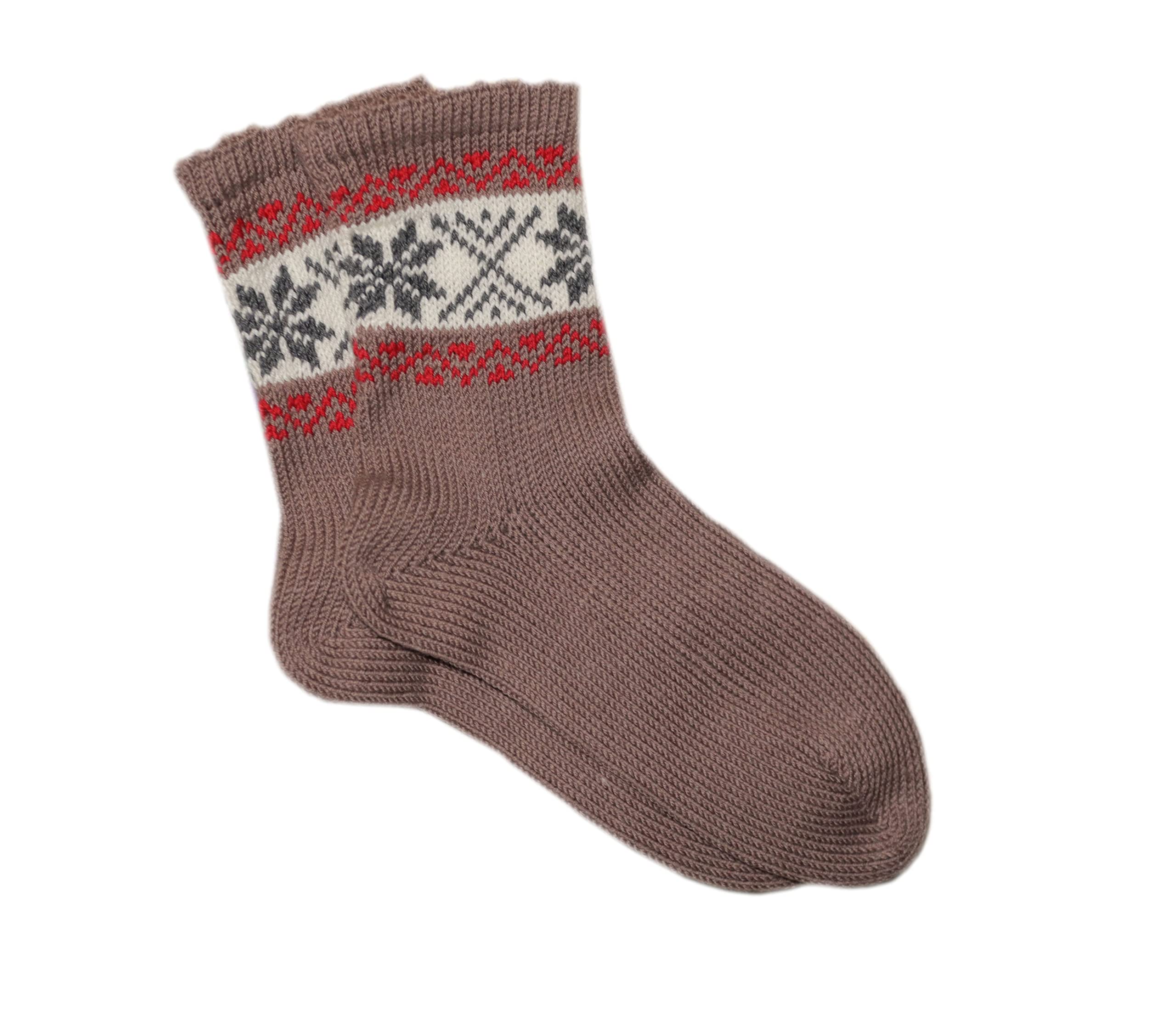 100% Merino Wool Socks for Men & Women - Soft, Breathable & Warm Knit Leg Warmers - Perfect for Hiking, Running & Cold Weather Comfort