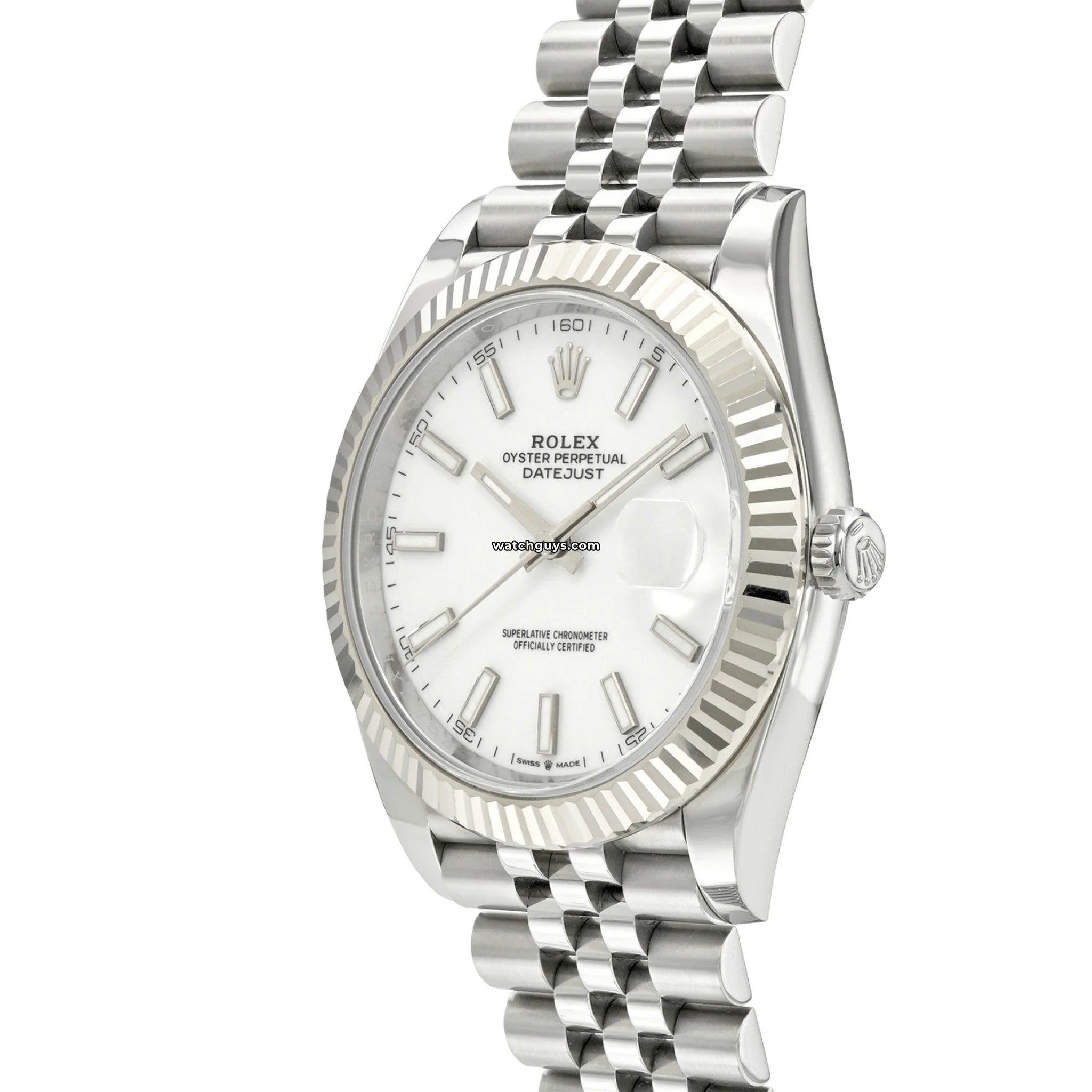 Rolex Datejust 126334 Stainless Steel Watch with White Dial & Jubilee Bracelet - Perfect for Business Meetings, Formal Events & Luxury Gifts
