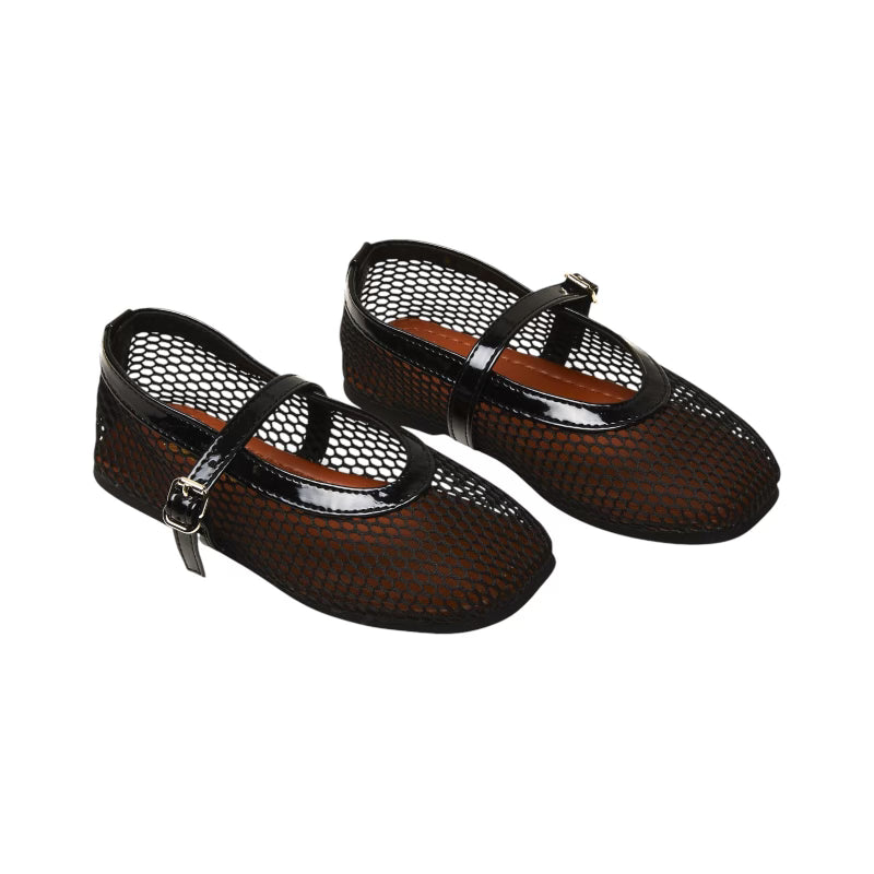 LALA MESH FLATS Women's Breathable Comfortable Slip-On Shoes for Casual Walking, Work & Travel - PREORDER