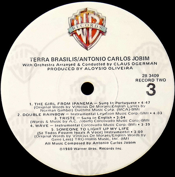 Antonio Carlos Jobim Terra Brasilis Vinyl 2xLP Album Limited Edition Special Pressing – Perfect for Jazz Collectors & Brazilian Music Lovers