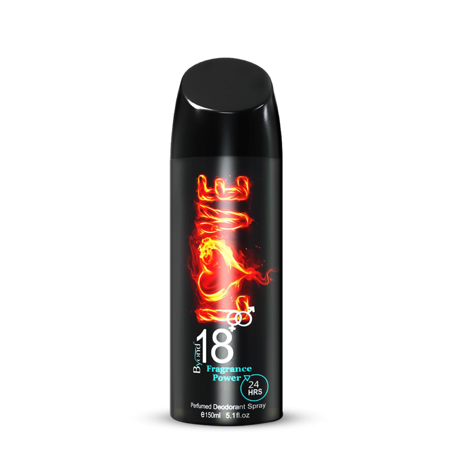 Byond 18+ No Gas Deodorant for Men & Women - Long Lasting 24H Unisex Perfume, Alcohol-Free & Gentle Formula (Pack of 2, 150ml) - Perfect for Gym, Work & Daily Freshness