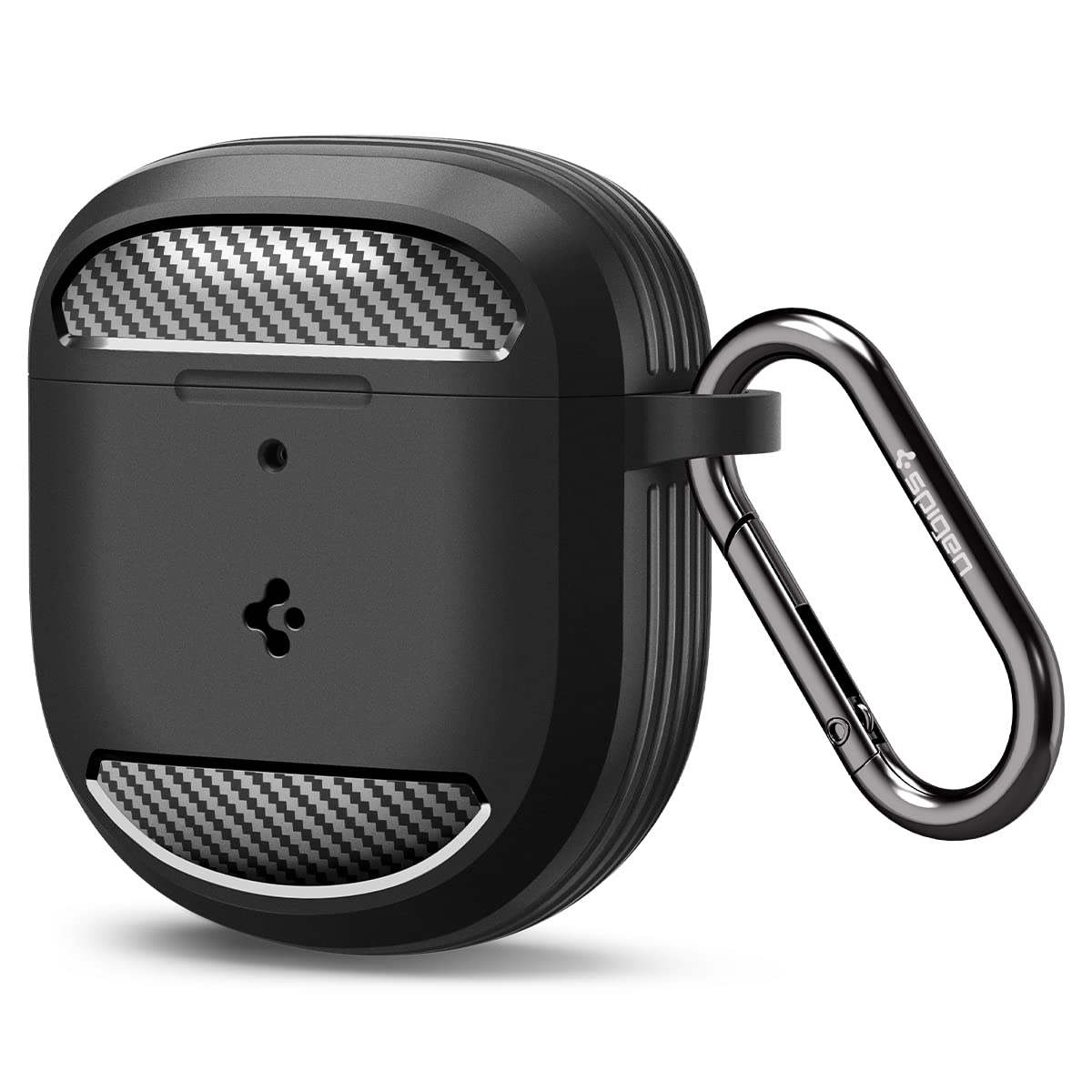 Spigen Rugged Armor Protective Case for Bose QuietComfort Ultra Earbuds (2023) & QC Earbuds II (2022) - Shockproof Matte Black Cover - Perfect for Travel, Workouts & Daily Use