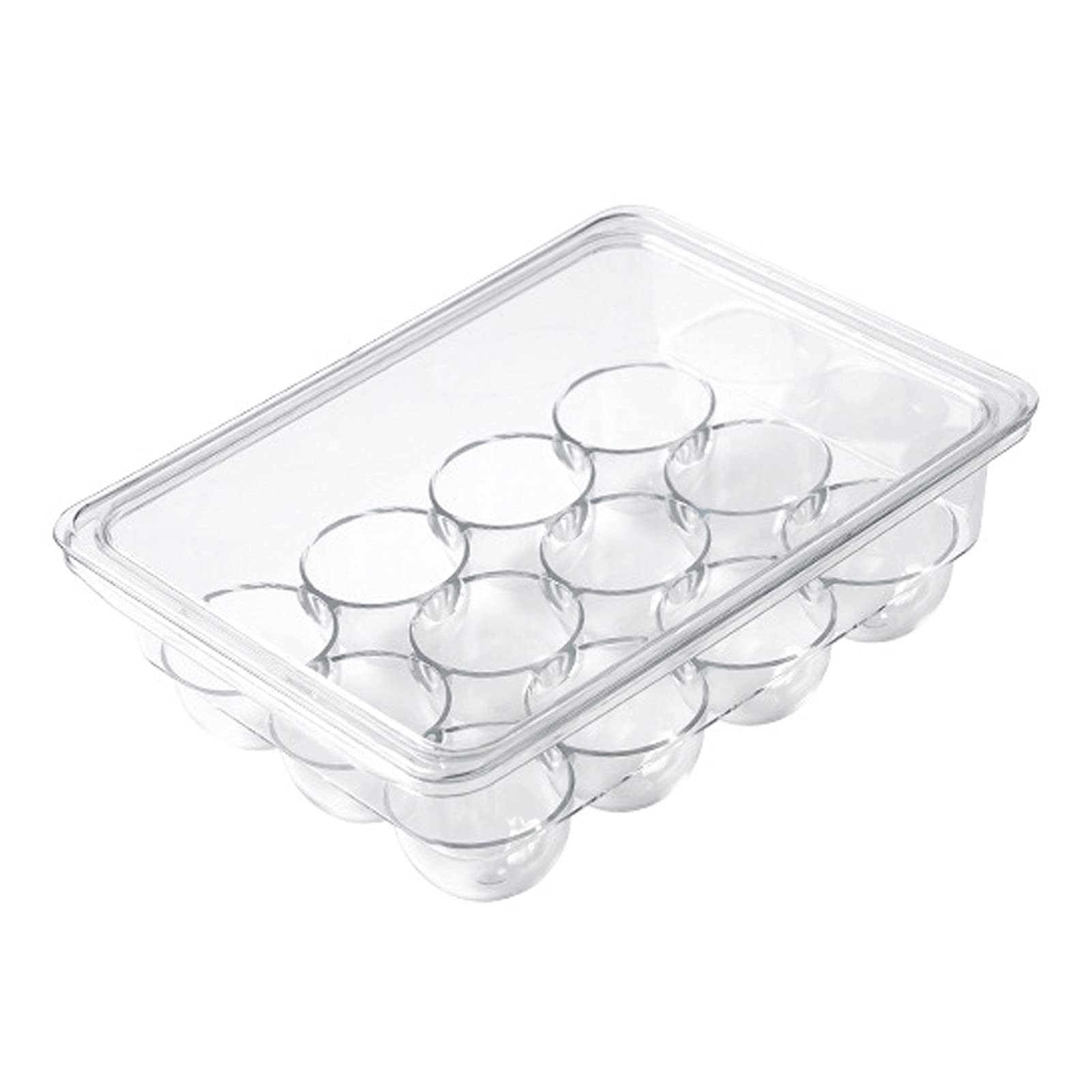 12 Grid Clear PET Egg Storage Container - Breathable, Temperature Resistant Plastic Egg Holder for Refrigerator Organization | Perfect for Home Kitchen, Farm Fresh Eggs & Meal Prep