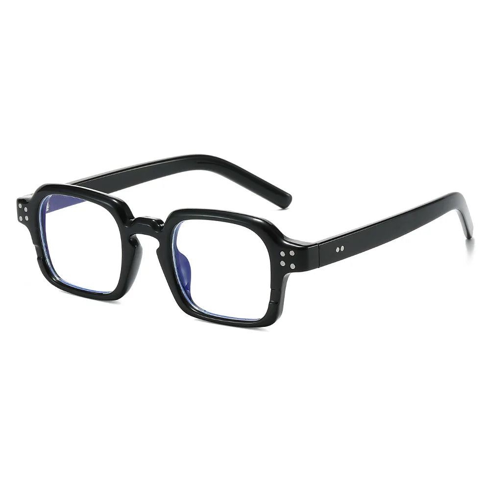 CCspace Women's Full Rim Square Polycarbonate Reading Glasses R57197 - Lightweight Blue Light Blocking Readers for Computer Work, Reading & Office Use