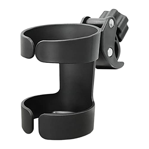Universal Stroller Cup Holder - Adjustable Baby Buggy Pram Bottle Holder & Storage Rack for Diapers, Phones, Snacks | Perfect for Strollers, Shopping Carts, Wheelchairs & Outdoor Activities