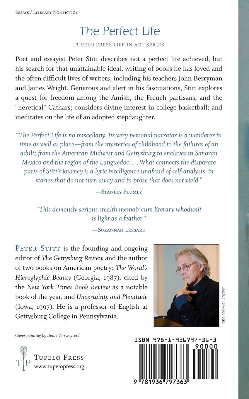 The Perfect Life: Lyric Essays - Tupelo Press Life in Art Collection | Thought-Provoking Literary Essays for Book Clubs & Creative Writing Inspiration