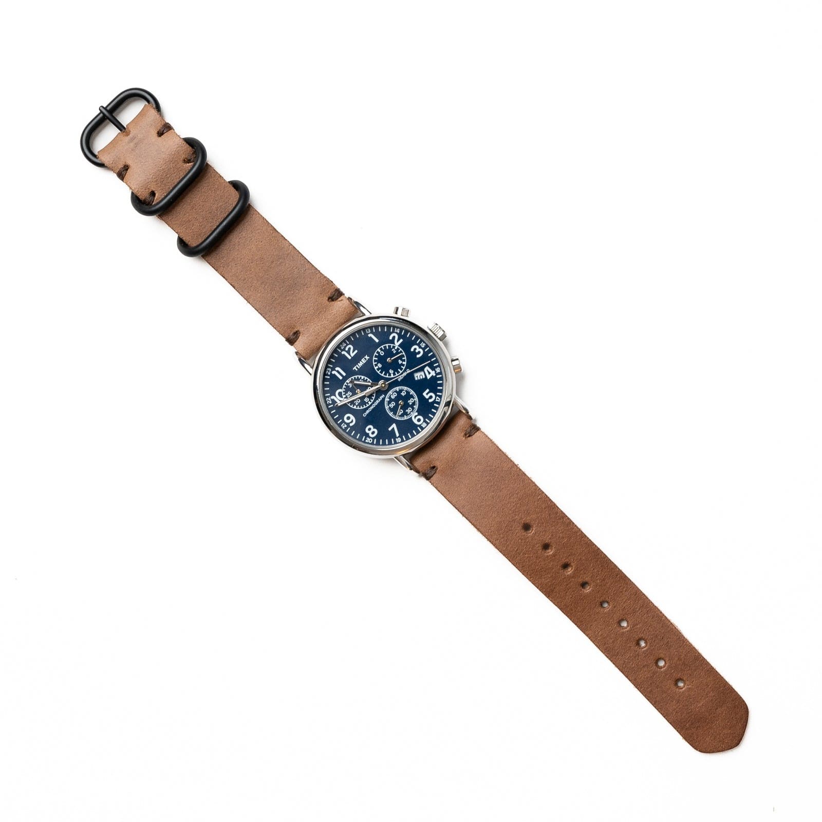Premium Genuine Leather Watch Band for Men & Women - Adjustable Replacement Strap - Compatible with Apple Watch, Samsung Galaxy, Fitbit - Perfect for Work, Travel & Everyday Wear