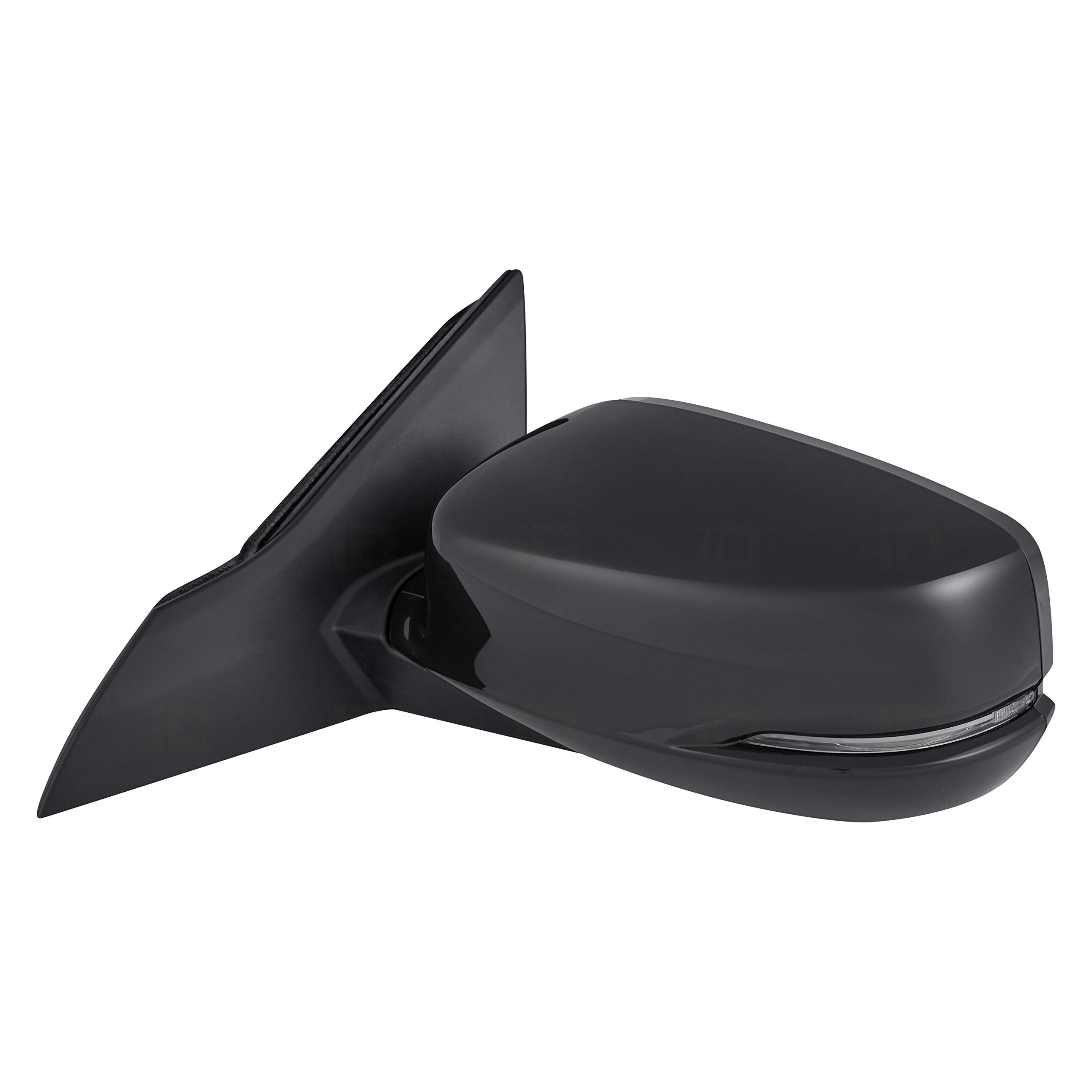 2017-2017 Honda Accord Driver Side Power Door Mirror - Heated Glass & Turn Signal | Manual Folding | Flat Glass | Paint to Match (Partslink HO1320301) - Perfect for Replacement & Winter Driving Safety