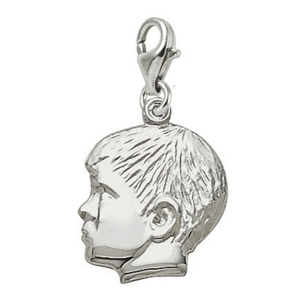 Boys Charm with Lobster Claw Clasp - Jewelry Charms for Bracelets & Necklaces | Perfect for DIY Jewelry Making, Gifts, and Kids Accessories
