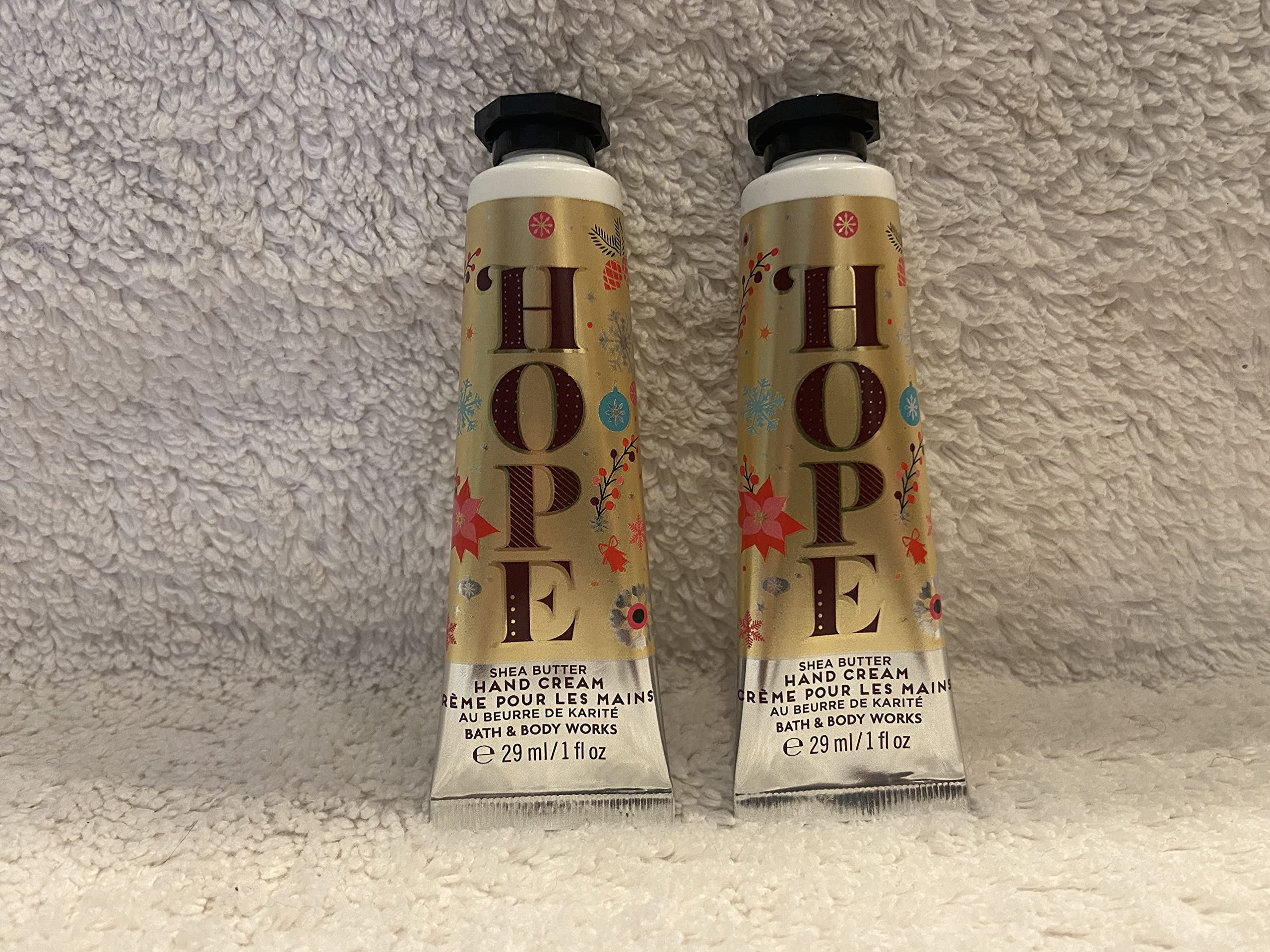 Bath & Body Works Winter Peach Marshmallow Hydrating Hand Cream & Body Lotion - Moisturizing Skincare for Dry Hands & Skin - Perfect for Winter Care, Gifts & Daily Hydration