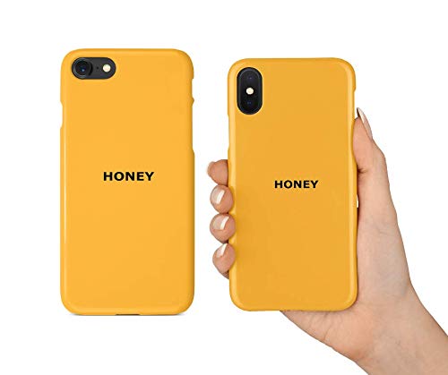 Premium Honey Yellow iPhone Case for iPhone 5/5s/SE/6/6+/7/8/7+/8+/X/XS/XR/XS Max/11 Pro - Trendy Aesthetic Protective Cover for Everyday Use & Fashion Statement