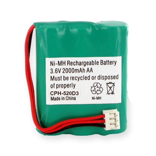 GE 5-2699 Cordless Phone Battery Combo Pack - 3 x EM-CPH-520D3 Replacement Batteries for Home & Office Phones | Long-Lasting Power Solution