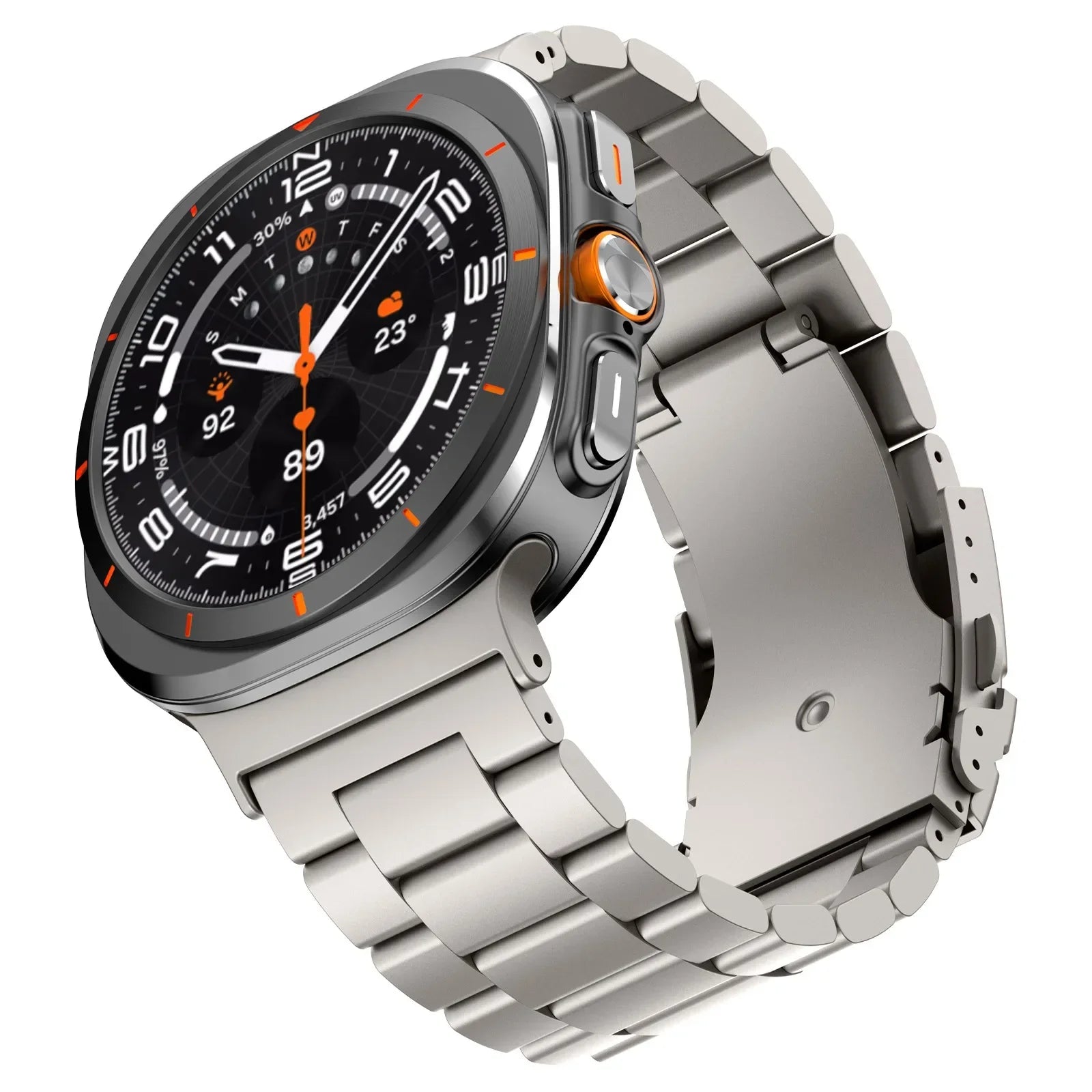 Premium Stainless Steel Band for Samsung Galaxy Watch Ultra - Durable Metal Strap for Men & Women, Perfect for Workouts, Office & Everyday Wear