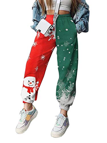 A Red + Green Snowman