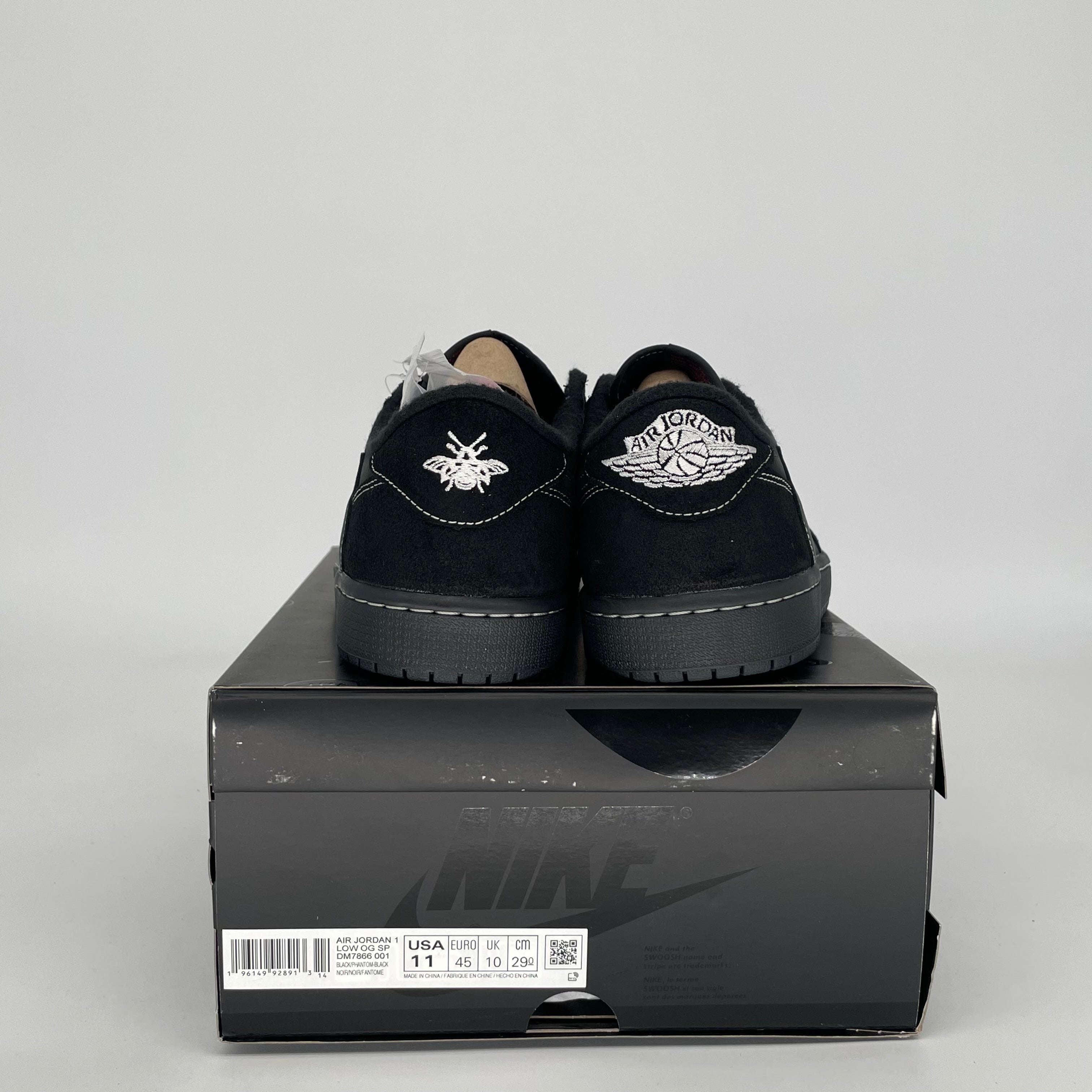 Air Jordan 1 Low Travis Scott Phantom Sneakers - Men's Size 11 (DDM7866-001) | Limited Edition Basketball Shoes for Streetwear & Casual Outfits