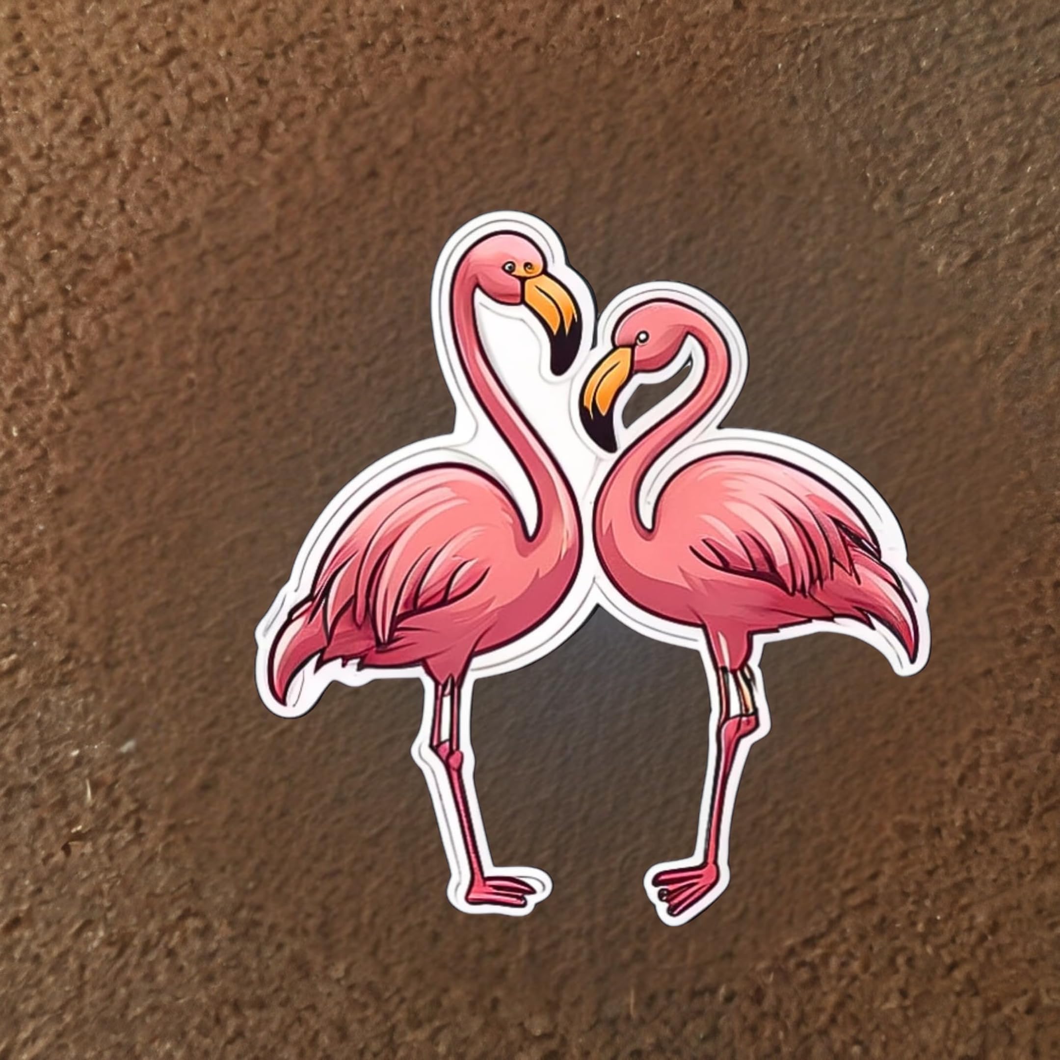 QUONDAM - 3 Pack 3'' Crane Stickers, Cute Animal Art Decals for Laptop, Water Bottle, Skateboard, Car, Phone - Wild Animal Theme Vinyl Stickers for Kids, Friends, DIY Crafts - Perfect for School, Office, Travel & Gifts