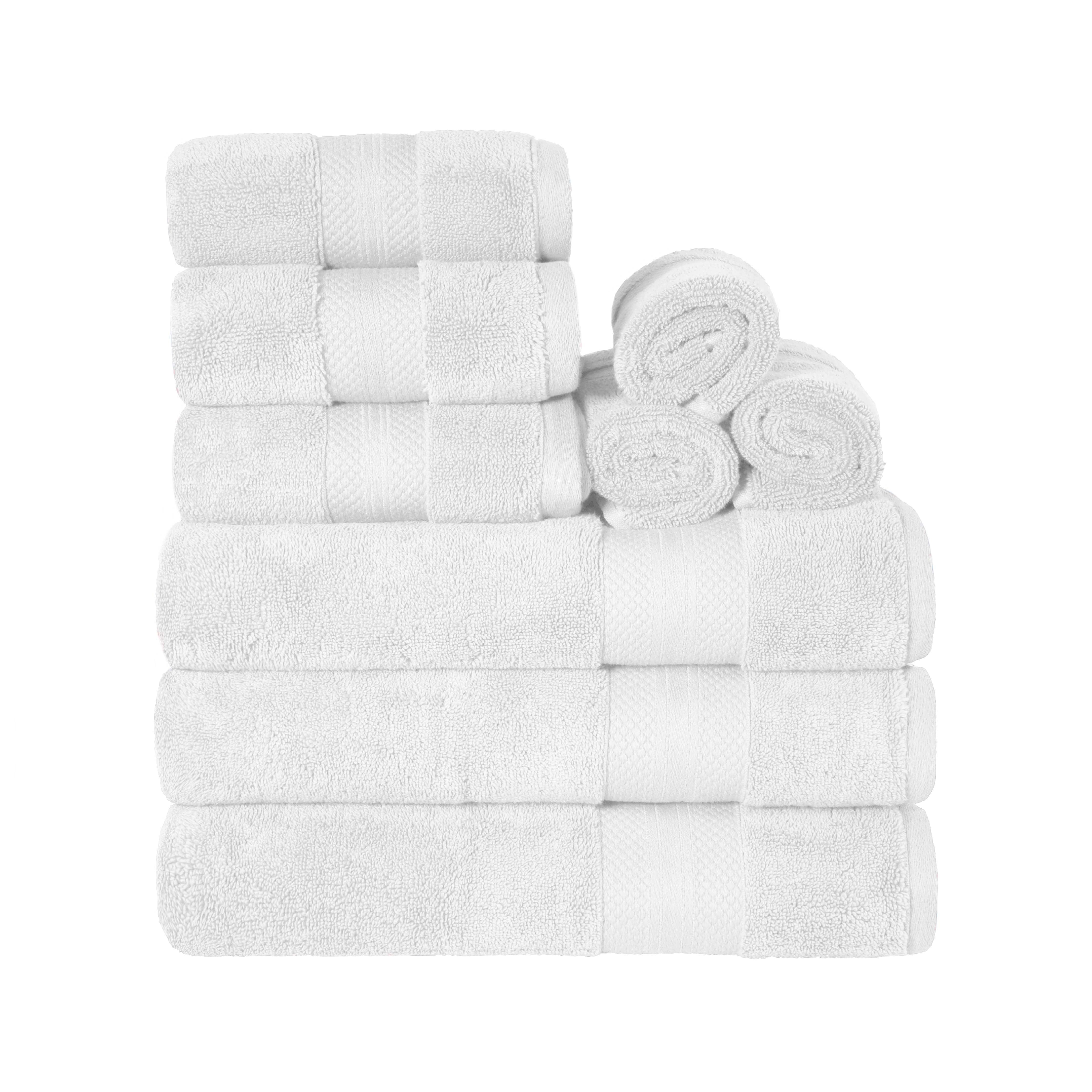 Premium 9-Piece Turkish Cotton Towel Set - Ultra Soft, Highly Absorbent Bath & Beach Towels for Spa, Pool, Gym & Luxury Home Use