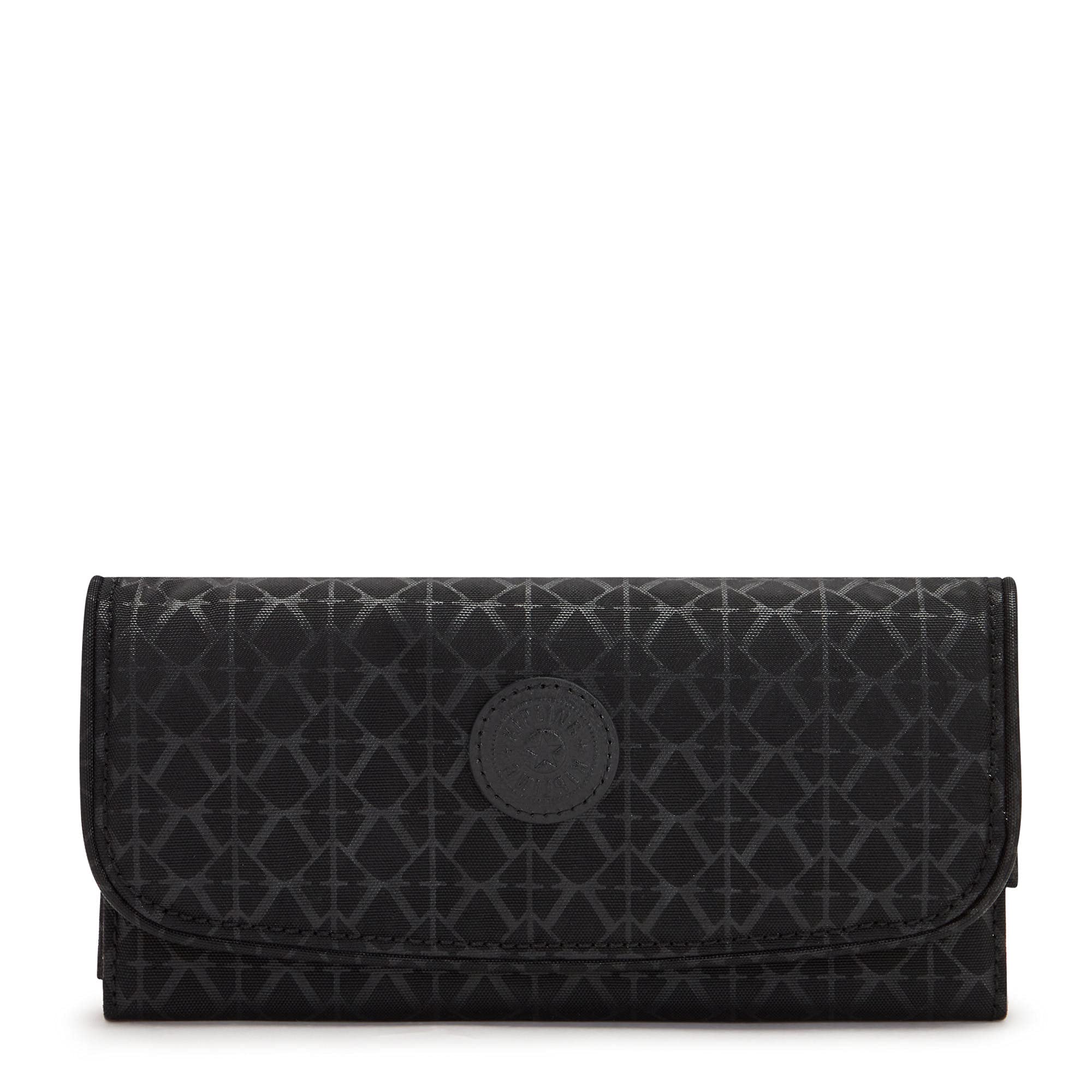 Kipling Printed Snap Wallet for Women - RFID Blocking Money Land Design - Perfect for Travel, Shopping & Everyday Use