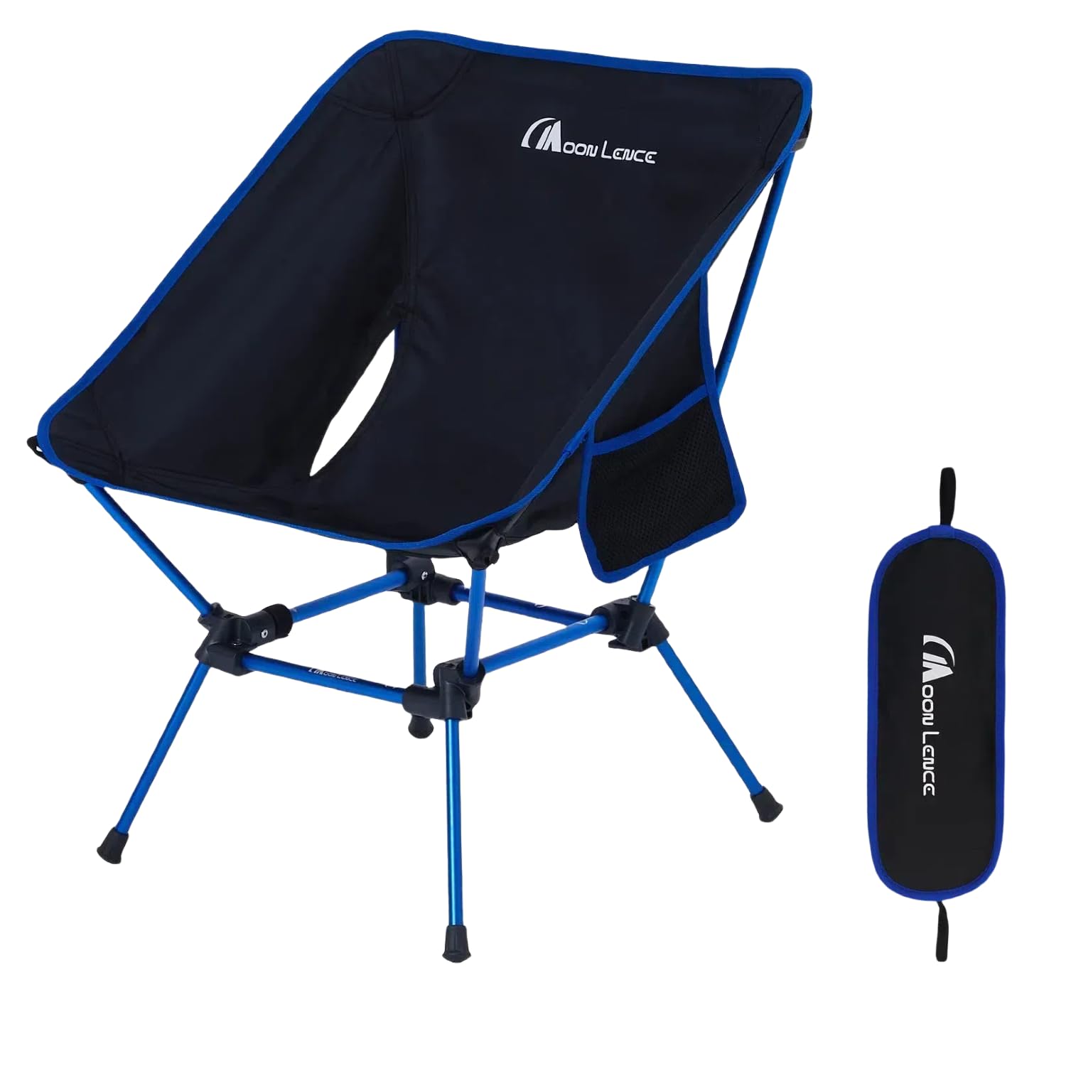MOON LENCE 4th Gen Ultralight Folding Camping Chair - Compact Portable Backpacking Chair for Hiking, Mountaineering, Beach & Outdoor Adventures - Perfect for Camping Trips, Picnics, Fishing & Travel