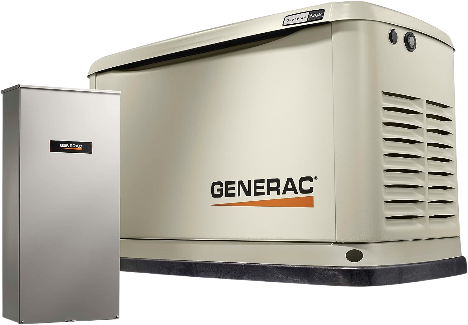 Generac 24kW Standby Generator with WiFi Monitoring & 200 Amp Automatic Transfer Switch - Model 72109 | Whole Home Backup Power for Emergencies & Power Outages | Perfect for Residential & Commercial Use
