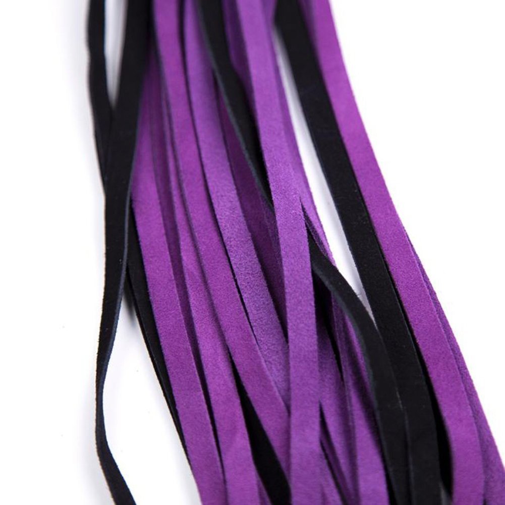 Genuine Suede Leather BDSM Flogger & Whips - Couples Role Play Toy
