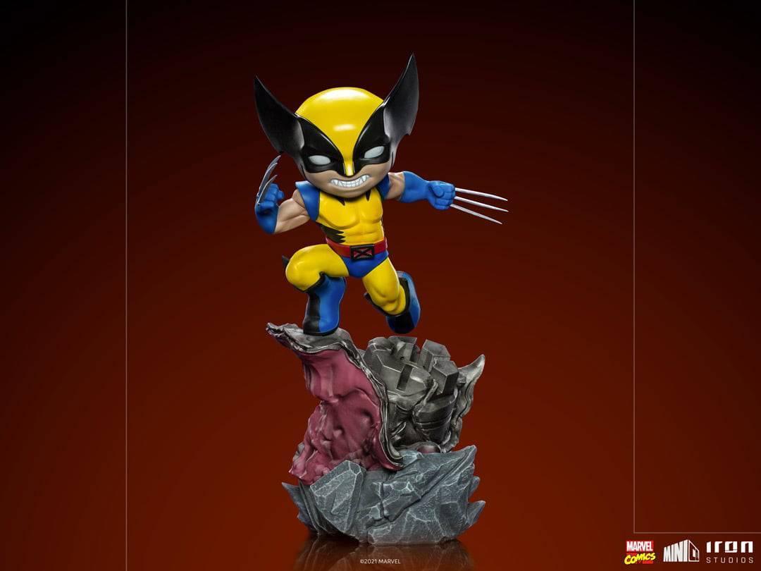 Iron Studios X-Men Wolverine MiniCo Figure - Collectible Marvel Superhero Action Figure for Display & Gifting