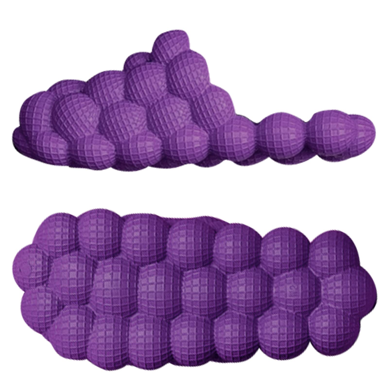 AIEOE Women's & Men's Massage Slippers - Soft Pillow Slides for Bathroom, Shower, Spa & Home Comfort - Non-Slip Bath Sandals with Arch Support for Relaxation & Foot Care