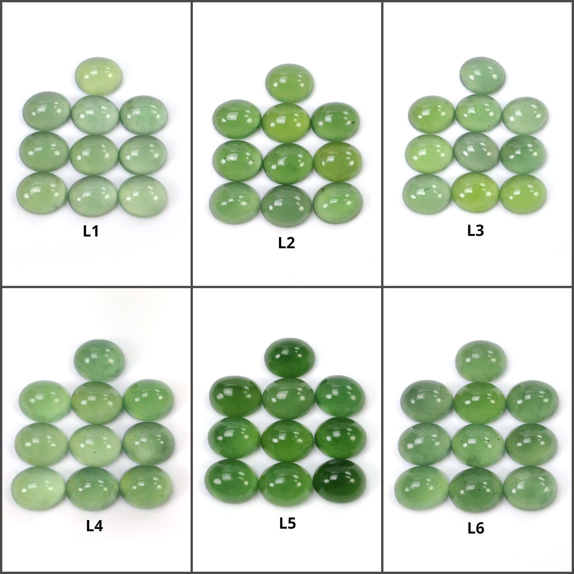Natural Untreated Green Serpentine Oval Cabochon 12x10mm - 10pcs Gemstone Lot | Antigorite Serpentine for Jewelry Making, Wire Wrapping & Healing Crystals
