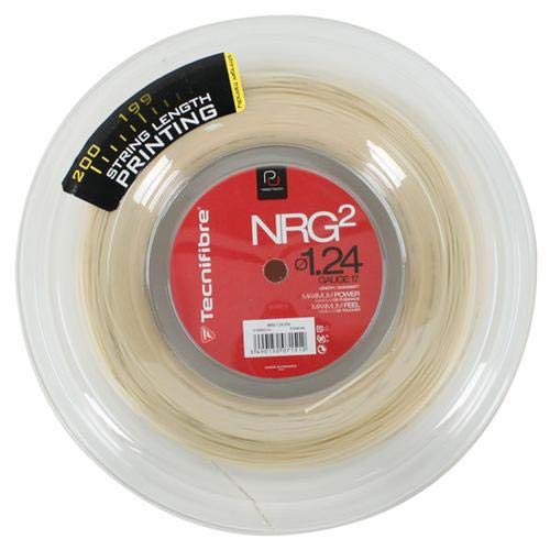 TECNIFIBRE NRG2 SPL 17g Tennis String Reel - High Performance Polyester String for Power & Control | Perfect for Competitive Players & Tournament Play