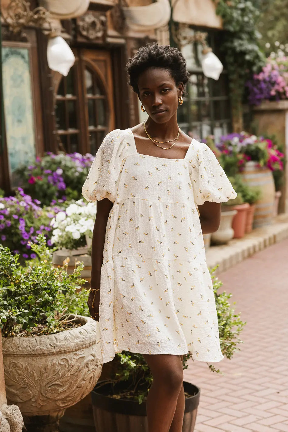 Etta Floral Babydoll Dress - Women's Lace Nightgown & Sleepwear for Romantic Evenings & Special Occasions