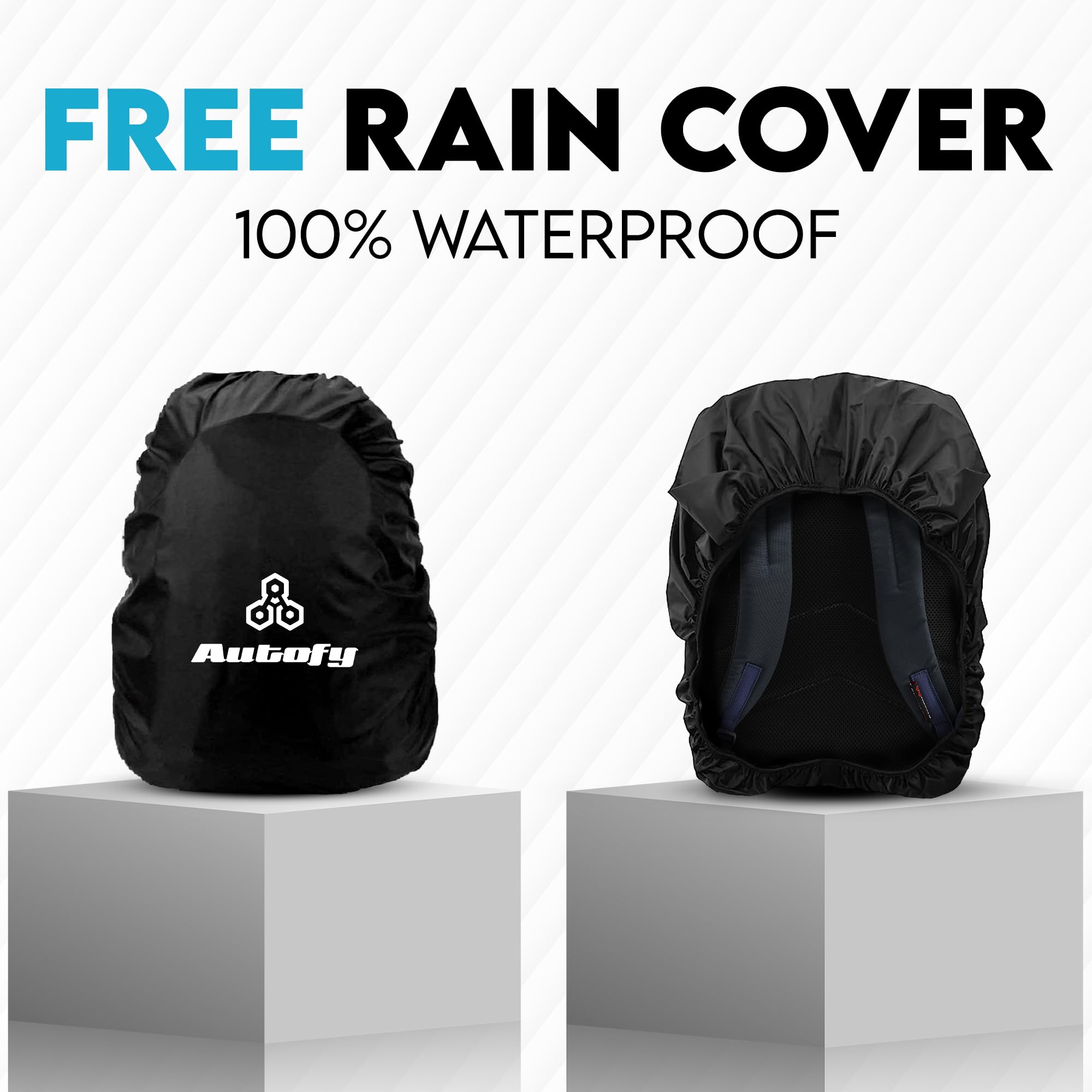 Autofy 25L Laptop Backpack for Men & Women - Office, School, Travel