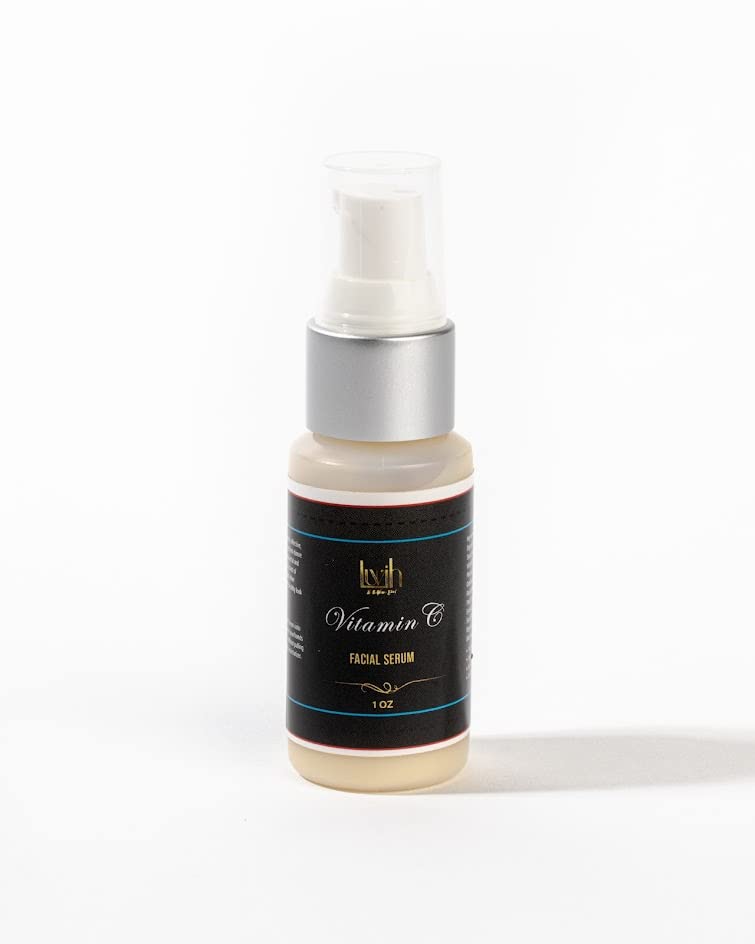 Luvih Vitamin C Serum with Omega 3 & Fatty Acids - Anti-Aging, Brightening & Hydrating Face Serum for Women & Men | Perfect for Daily Skincare Routine & Glowing Complexion