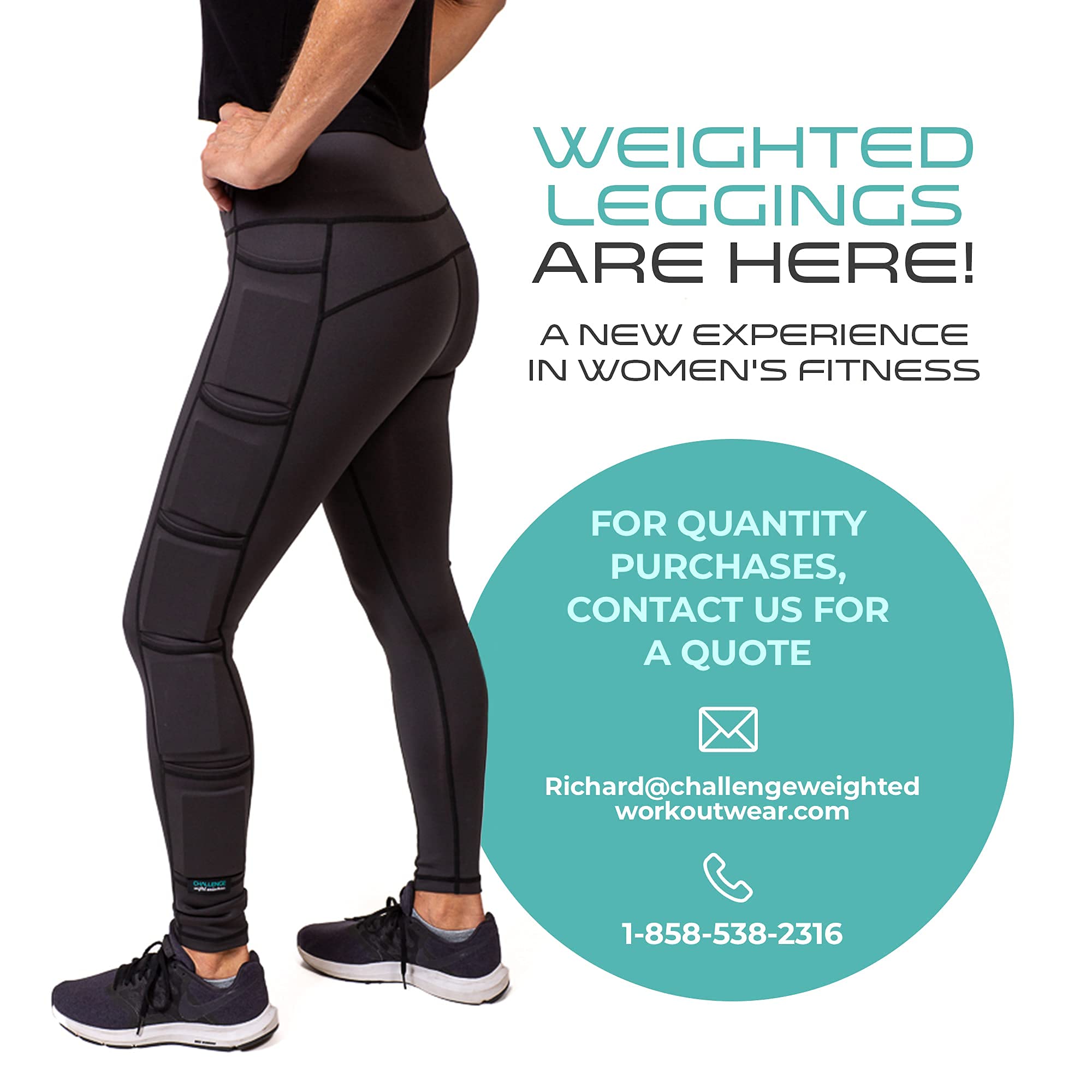 Best High-Waisted Weighted Workout Leggings for Women with 3 lbs Removable Weights - Perfect for Gym, Yoga & Strength Training