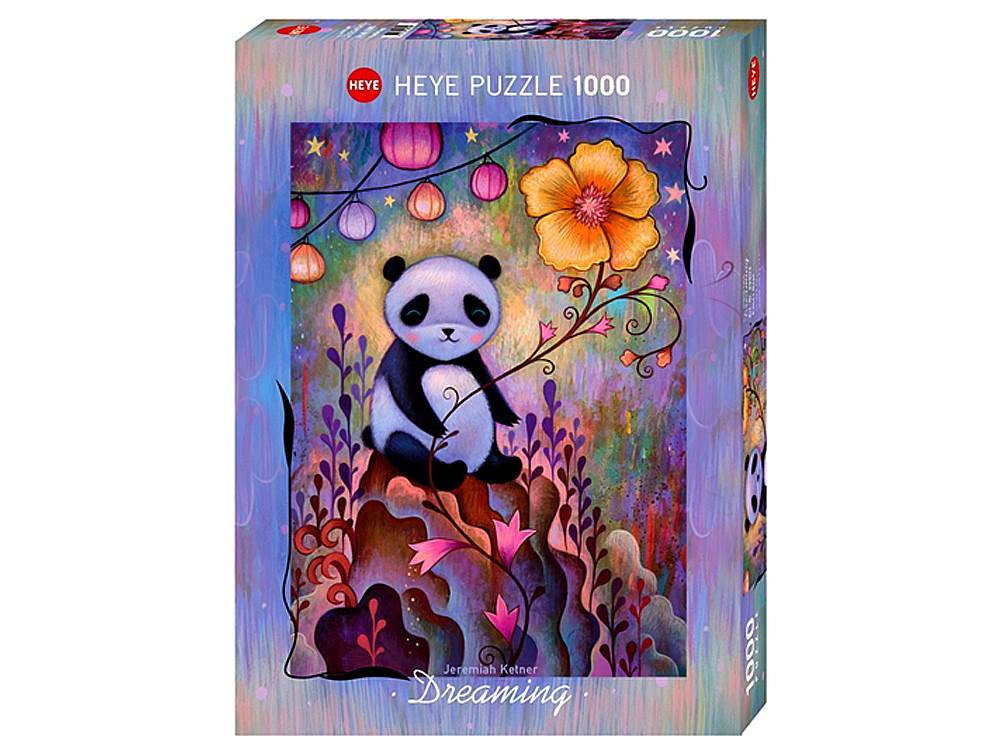 Heye 1000-Piece Jigsaw Puzzle - Dreaming Panda Naps - Perfect for Family Game Night, Stress Relief & Home Decor