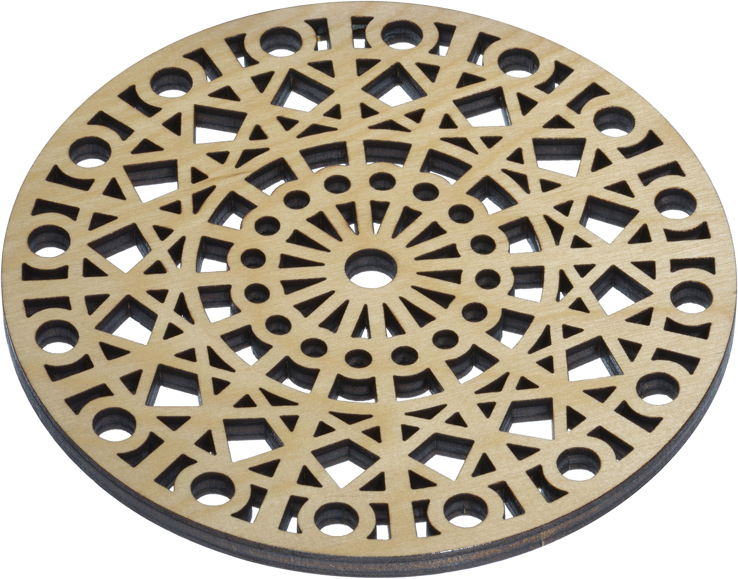 Solace Wrought Iron Trivet - Heat Resistant Kitchen Pot Holder for Hot Pans & Pots - Perfect for Dining Table, Stovetop & Countertop Protection