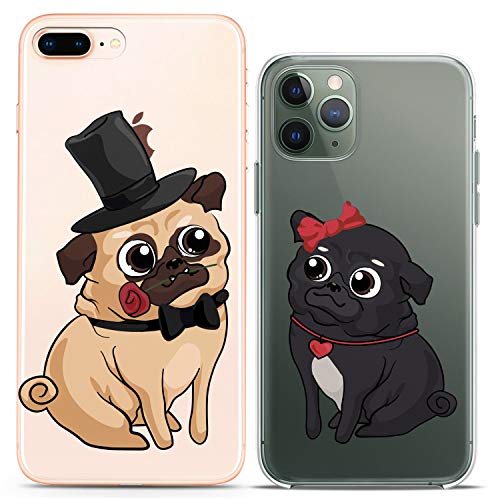 Couple Cases Romantic Pugs