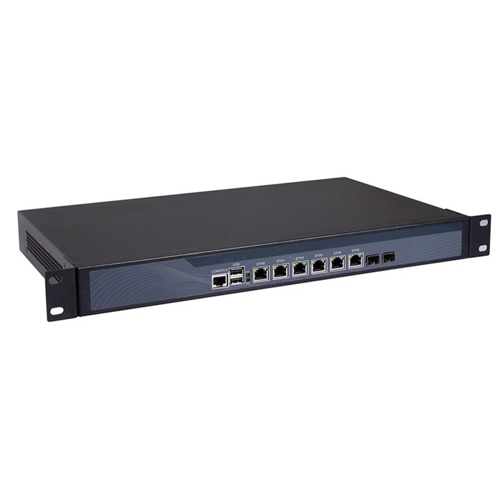 OPNsense 1U 19 Inch Rackmount Firewall & VPN Network Appliance - Intel I5 3470, 16GB RAM, 128GB SSD, 1TB HDD, 6x Intel LAN, 2x SFP, AES-NI | Ideal for Small Business Network Security & Data Center Rack Deployment