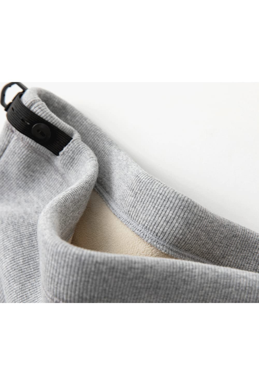 Cozy Maternity Fleece-Lined Sweatpants for Pregnancy - Soft Over Bump Comfort Pants for Expecting Moms - Perfect for Relaxing at Home, Running Errands & Winter Maternity Wear