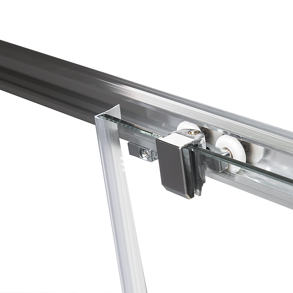 Della Francesca 1000 x 900mm Sliding Door Tempered Glass Shower Screen - Nano Coating, Safety Glass for Bathroom - Perfect for Modern Homes & Spa-Like Showers