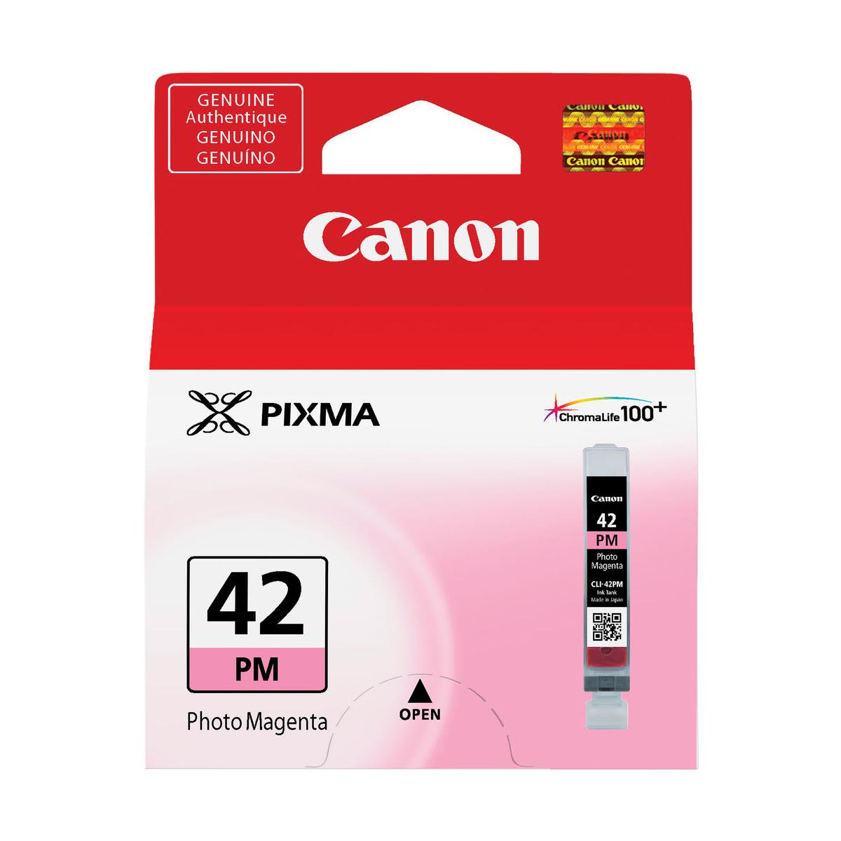 Canon CLI-42PM Photo Magenta Ink Cartridge - High-Quality Printer Ink for Canon Pixma Printers | Perfect for Photo Printing, Home Office & Creative Projects