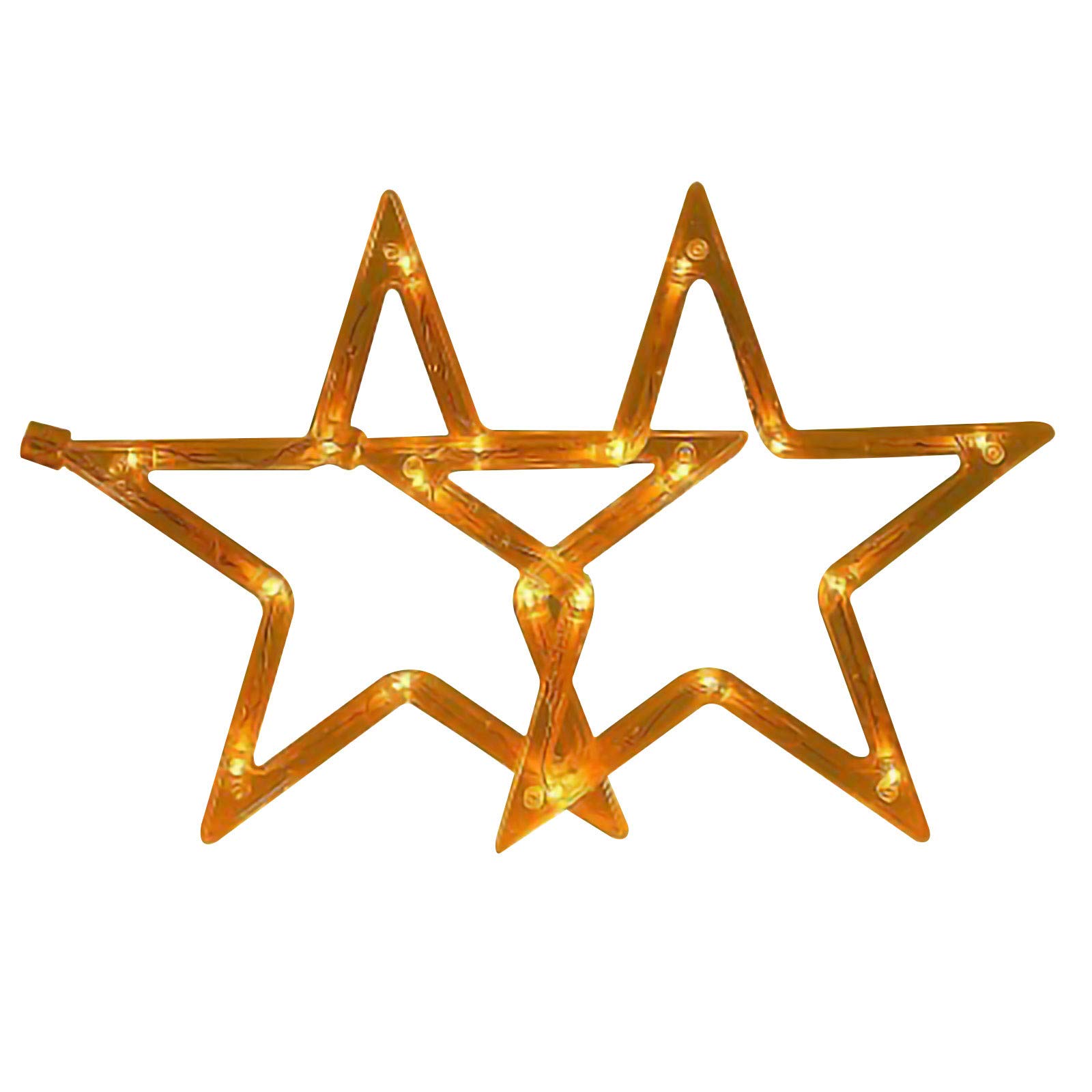 USB LED Star String Lights - White for Indoor Party Decor