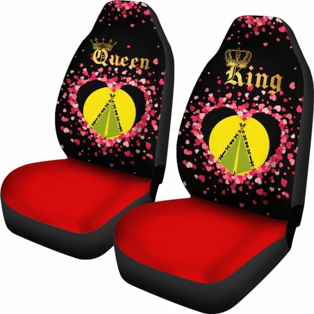 Sivage Waterproof Car Seat Covers for Couple - King/Queen Size (Set of 2) - Universal Fit for Most Vehicles - Perfect for Road Trips, Daily Commute & Pet Protection