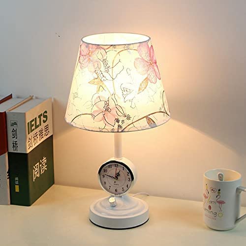1PC Natural Linen Barrel Lamp Shade - Handcrafted Printed Butterfly Design (165mm Top, 220mm Bottom, 160mm Height) for Table & Floor Lamps - Easy Assembly - Perfect for Living Room, Bedroom & Office Decor