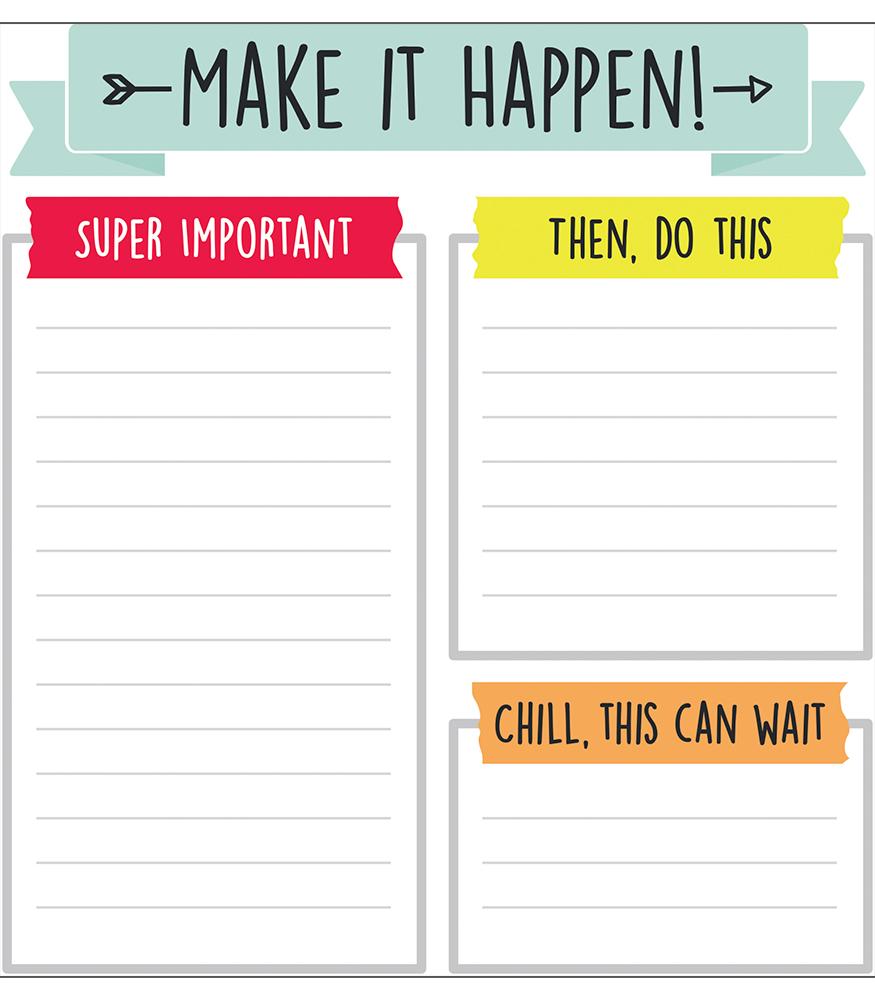 Aim High Notepad - Premium Lined Notebook for Goal Setting & Productivity - Perfect for Journaling, Planning & Daily Motivation