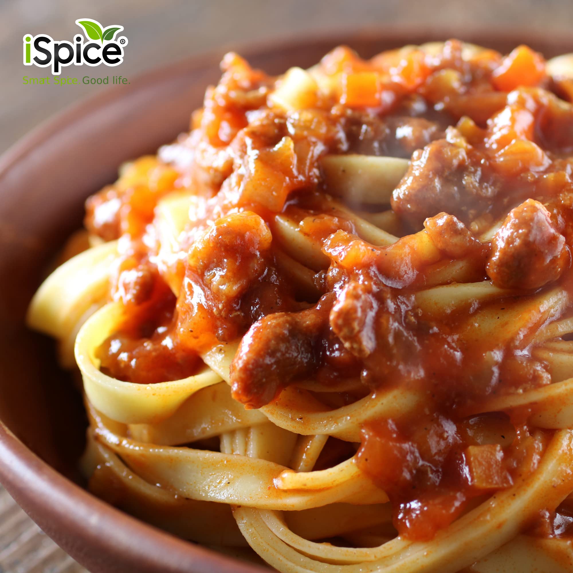 iSpice - Salt-Free, Sugar-Free, 100% Fat-Free Pure Wellness Meat Sauce Seasoning Blend | All Natural | Ready to Use | No Prep Needed | Perfect for Grilling, Roasting & Meal Prep